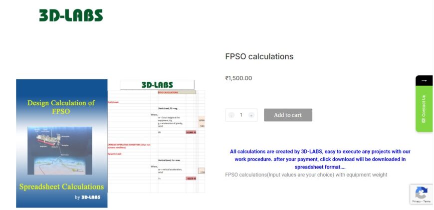 FPSO calculations