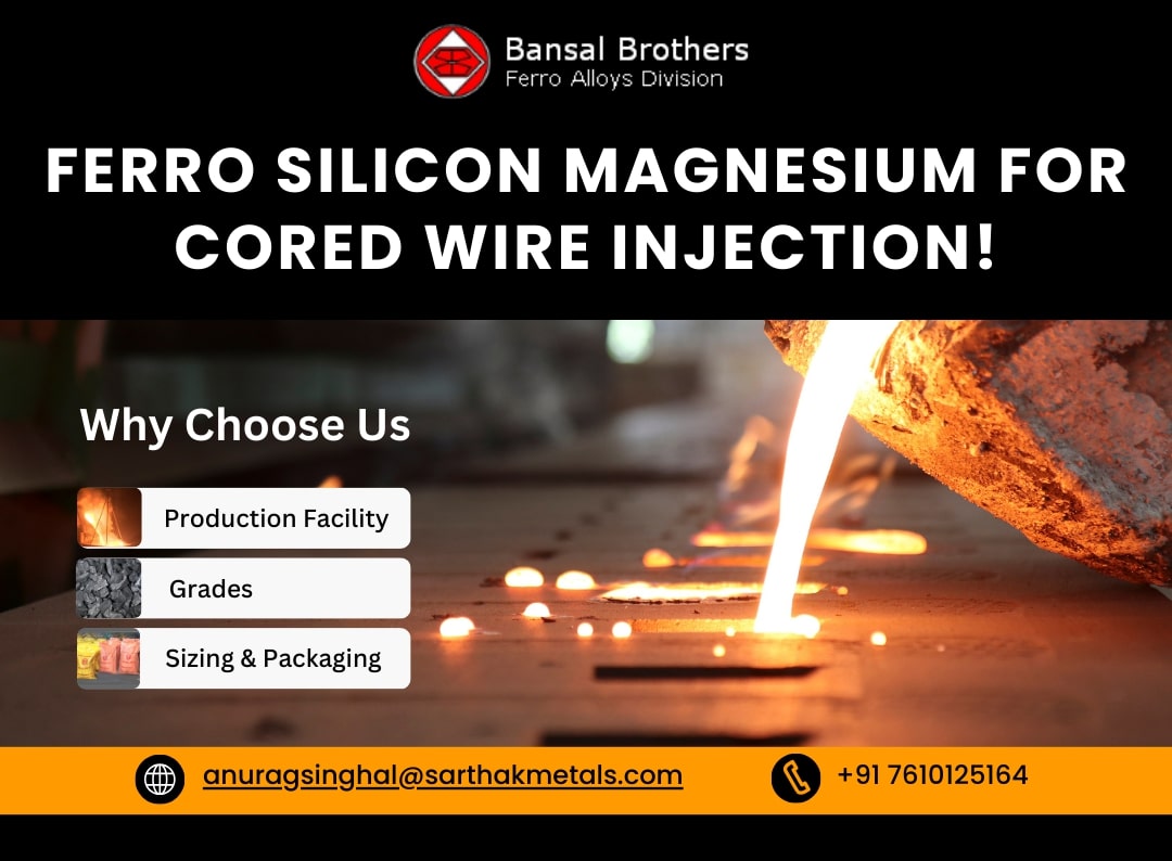 Premium Ferro Silicon Magnesium for Cored Wire Injecti