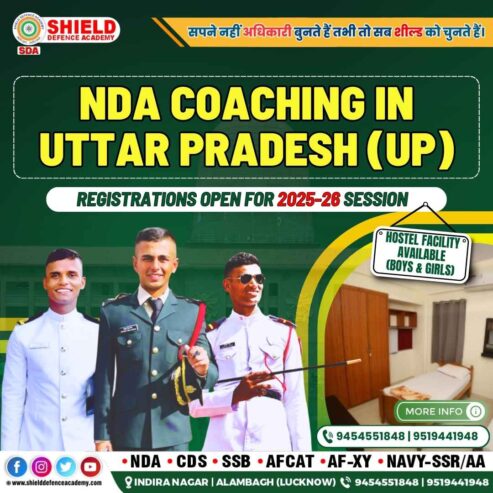 Top NDA coaching in Lucknow Shield defence academy