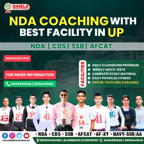 Top NDA coaching in Lucknow Shield defence academy