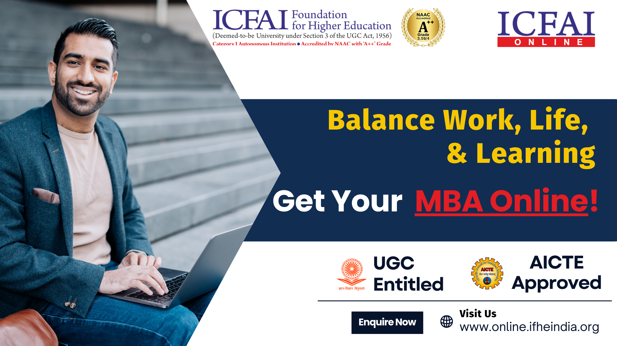 ICFAI Online MBA for Working Professionals