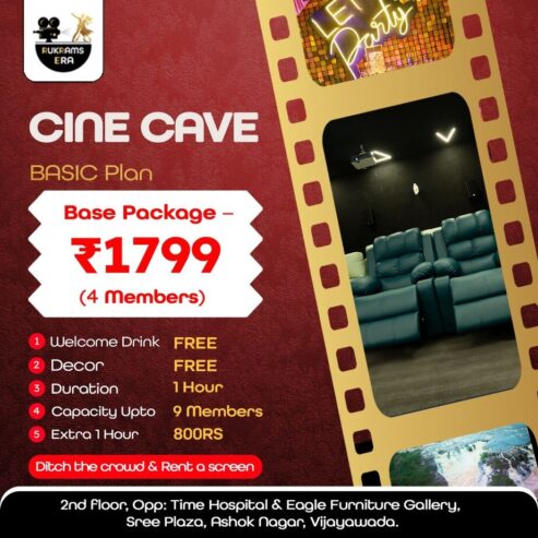 Best Private Theatre Venue in Vijayawada – Rukram’s E