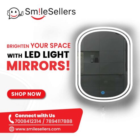 Led Glass Mirror | Smilesellers