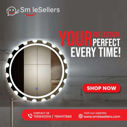 Led Glass Mirror | Smilesellers