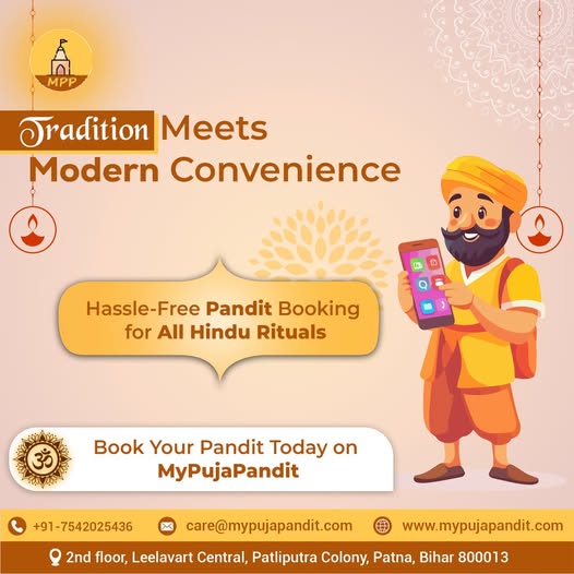 Tension-Free Pandit Online Booking | MyPujapandit.com
