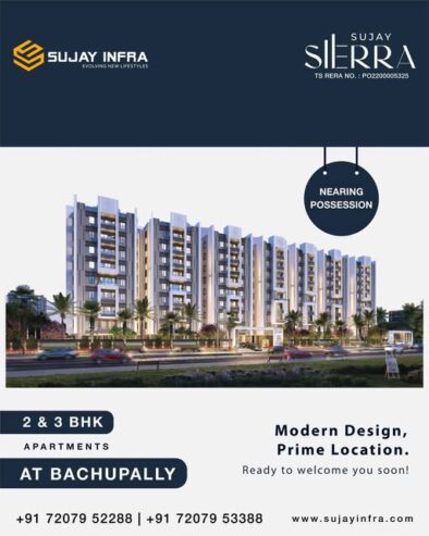 Best gated communities in bachupally | Sujay Infra