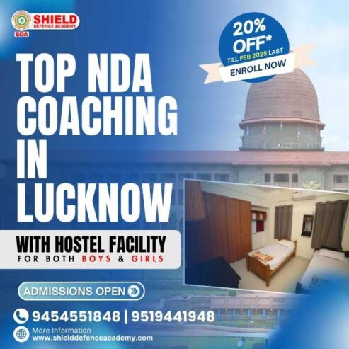 Top NDA coaching in Lucknow Shield defence academy