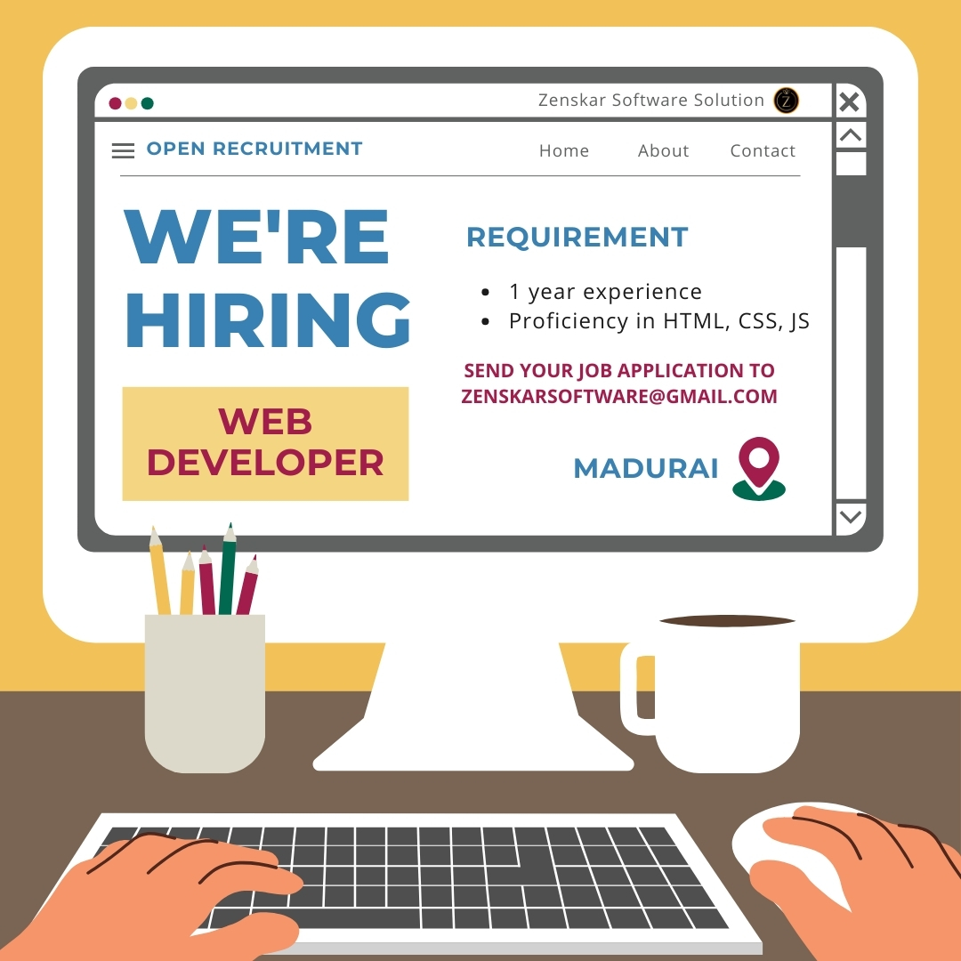 Hiring: Web Developer – Join Our Team!