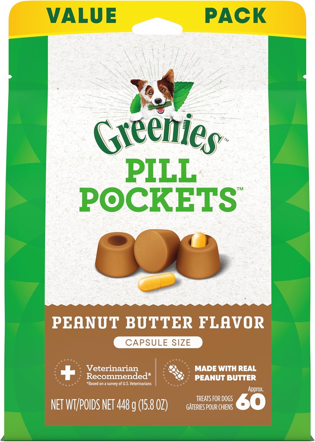 Greenies Pill Pockets Large Size Soft Dog Treats for C