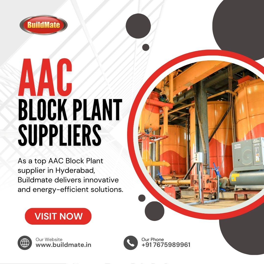 AAC Plant Supplier | 7675989961 | Buildmate