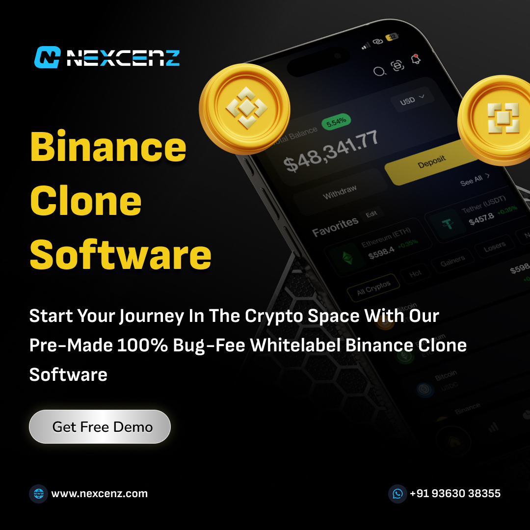 Binance Clone Script – Build a Own Crypto Exchange