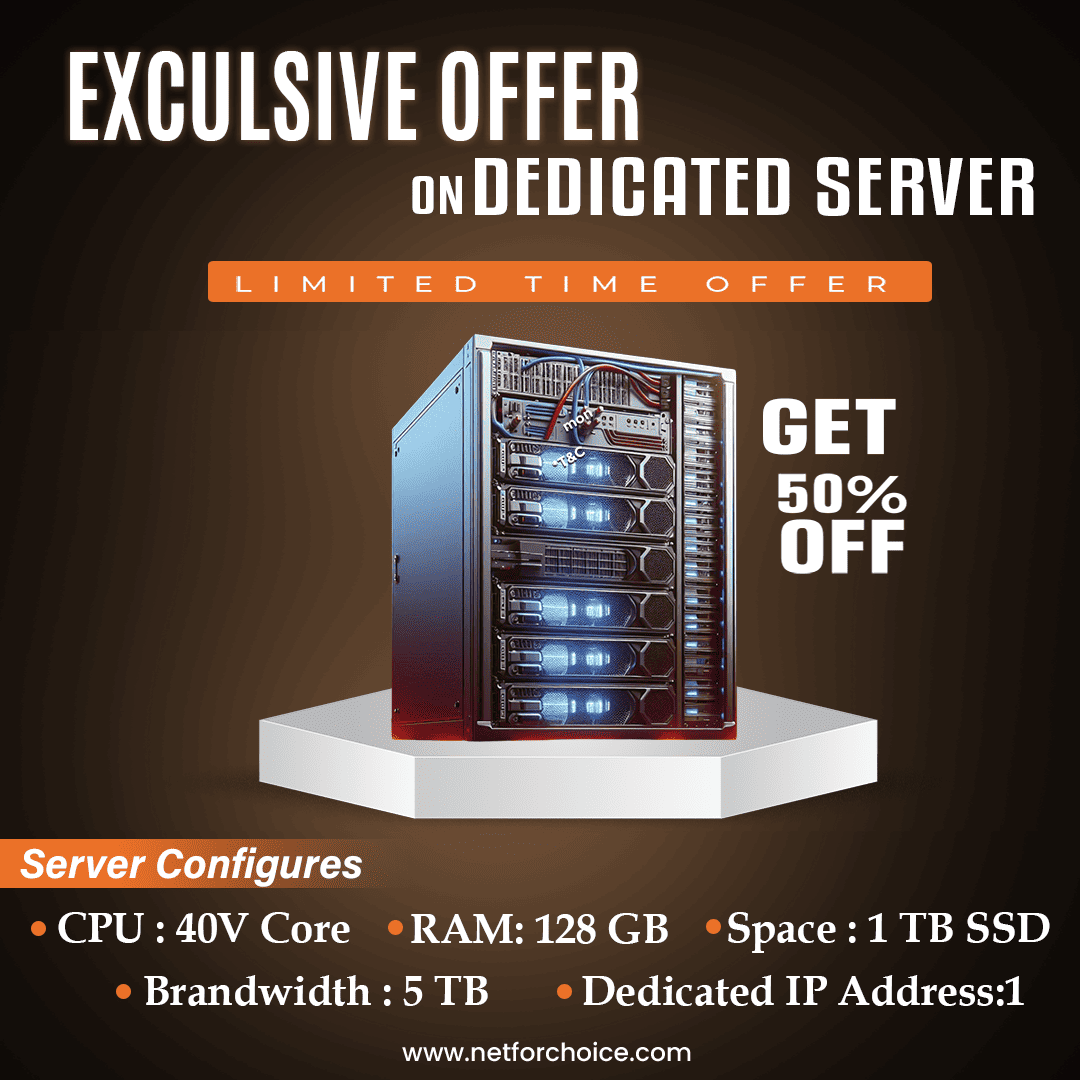 Exclusive Offer: Get Up to 50% OFF on Dedicated Server