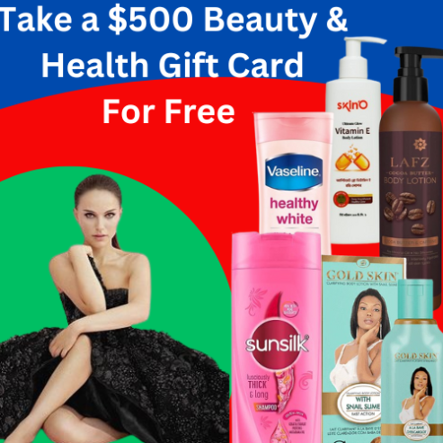 the $500 Beauty & Health Gift Card