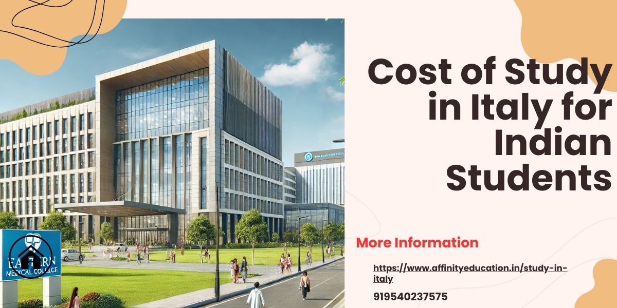 cost of study in italy for indian students