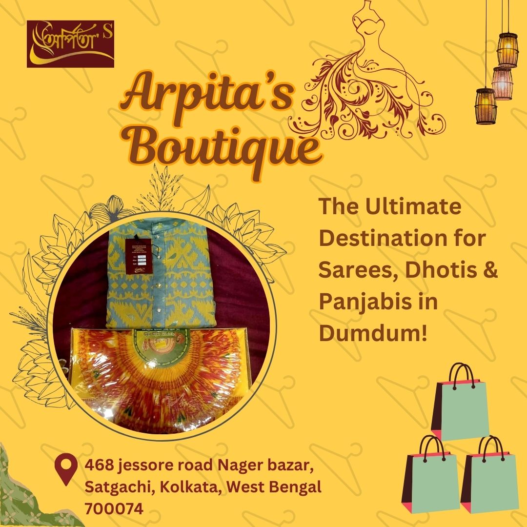 Arpita’s Boutique – Exclusive Sarees, Punjabi & Dhoti
