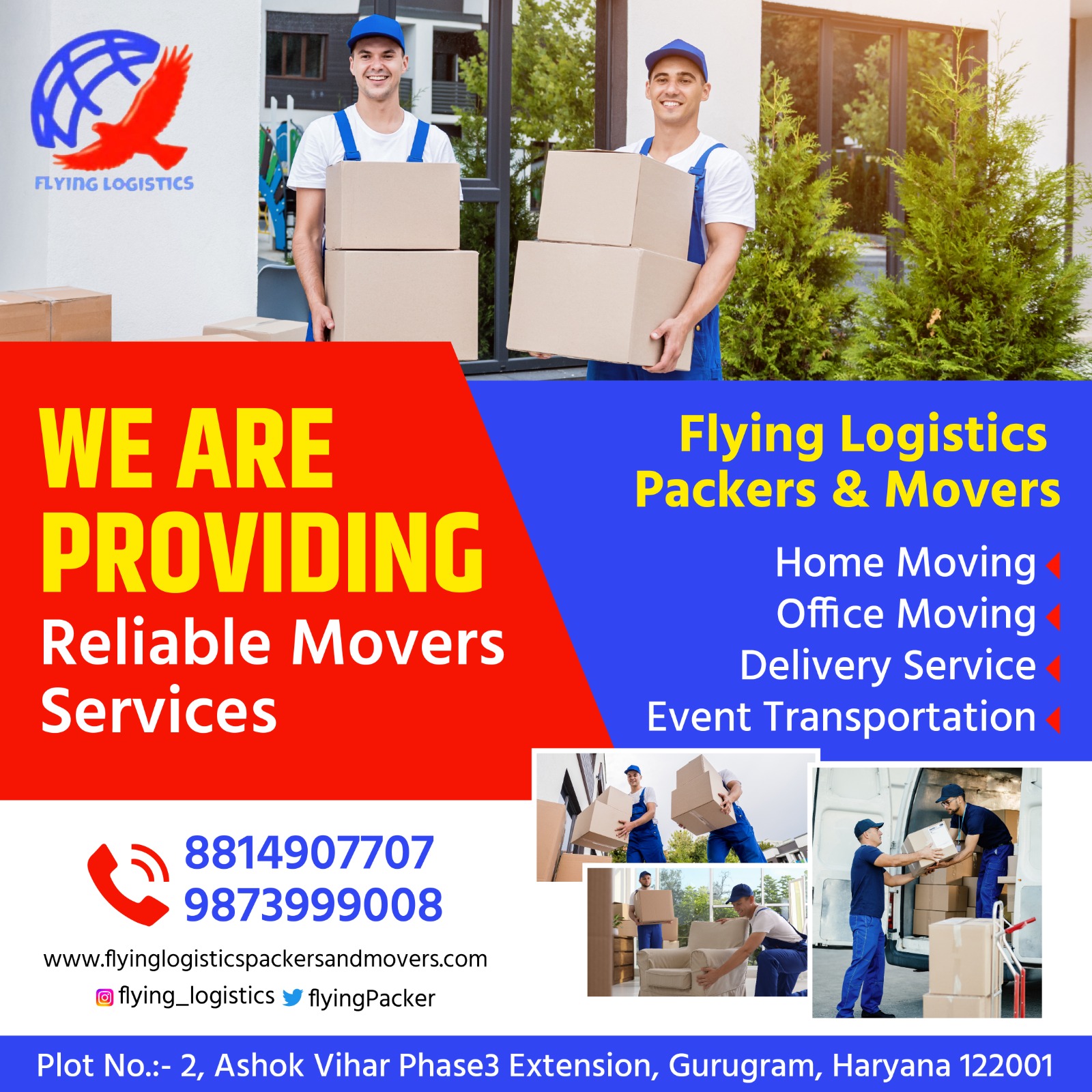 flying logistics packers and movers