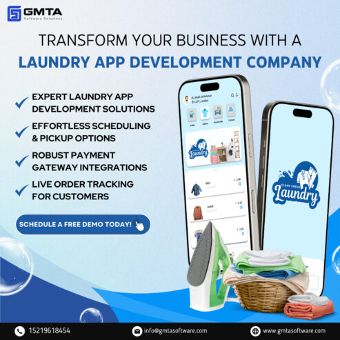 Advanced Laundry Mobile App Development Services