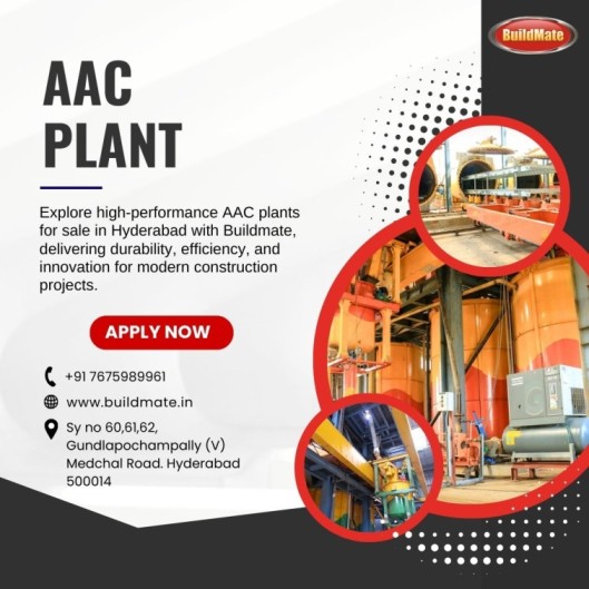 AAC Plant Machinery | 7675989961 | Buildmate