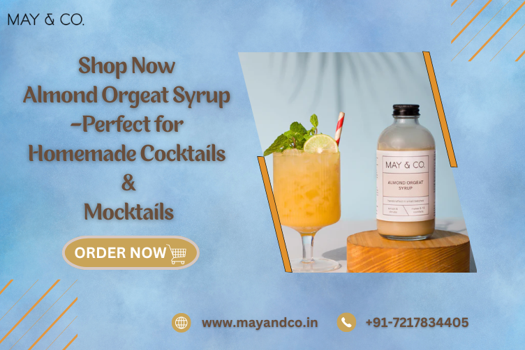 Buy Premium Almond Orgeat Syrup perfect for cocktails