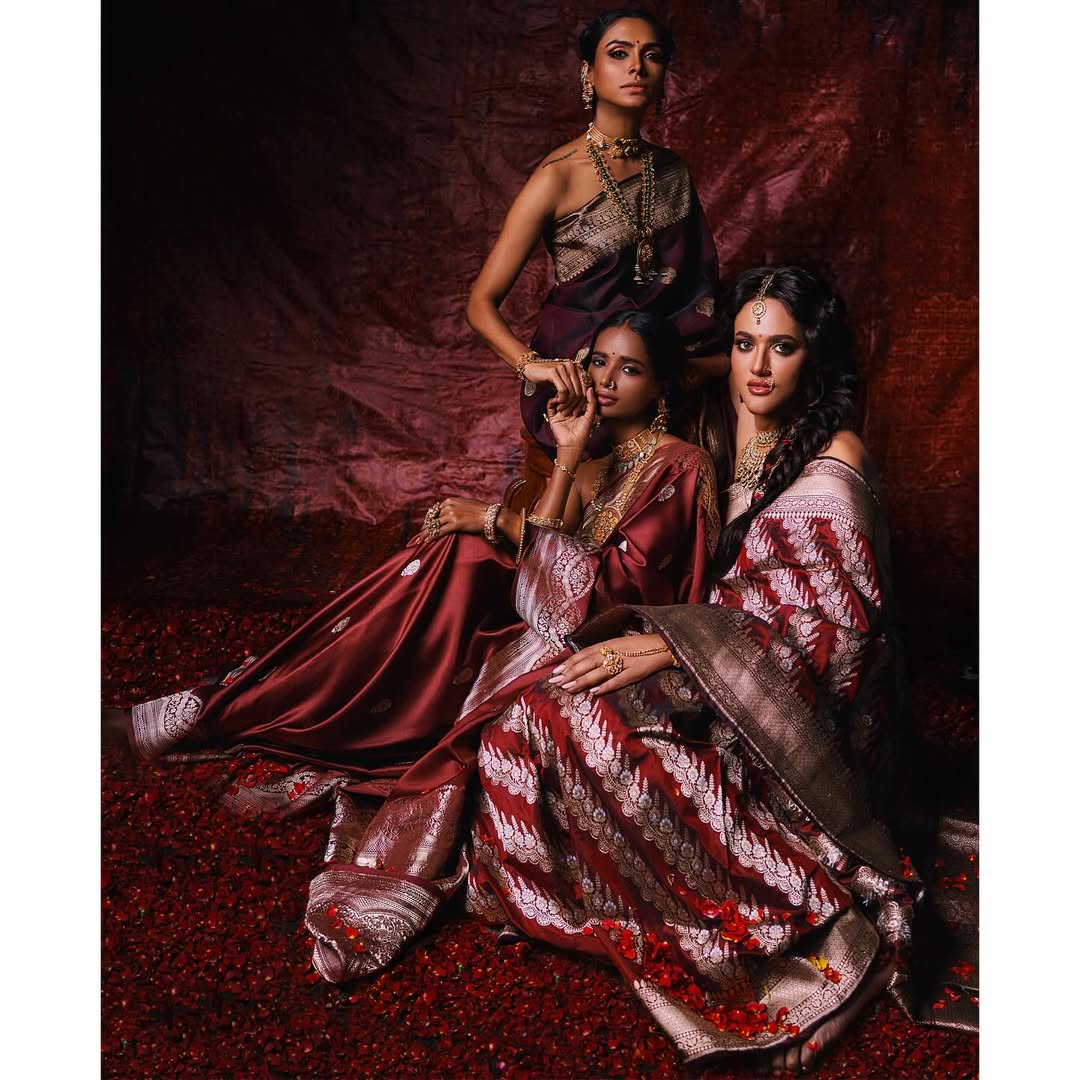 Buy Latest Banarasi Silk Saree Online at Samyakk