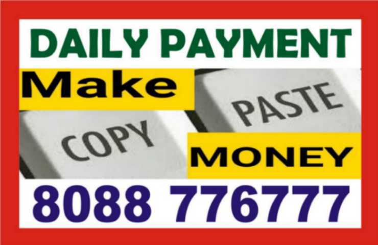 Copy Paste jobs Near me | Daily Payment | Offline Data