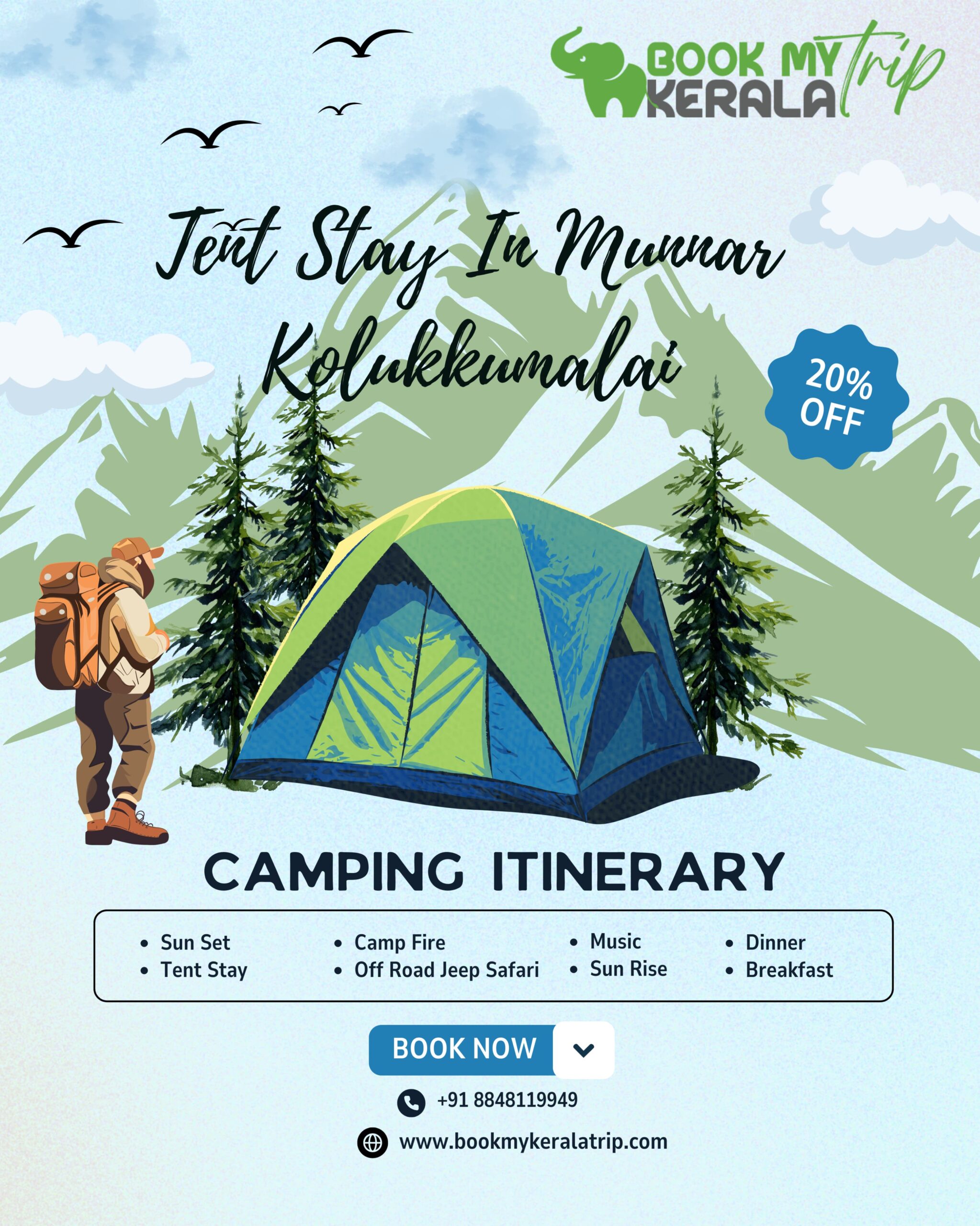 Tent Stay in kolukkumalai