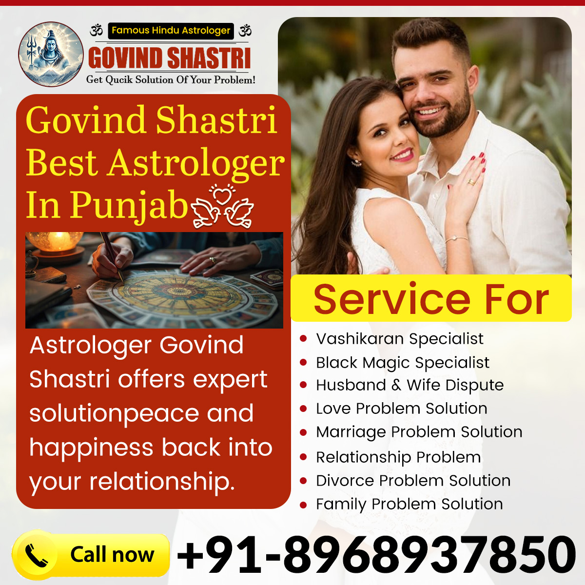 Vashikaran Specialist Amritsar ( Astrologer Govind Sha