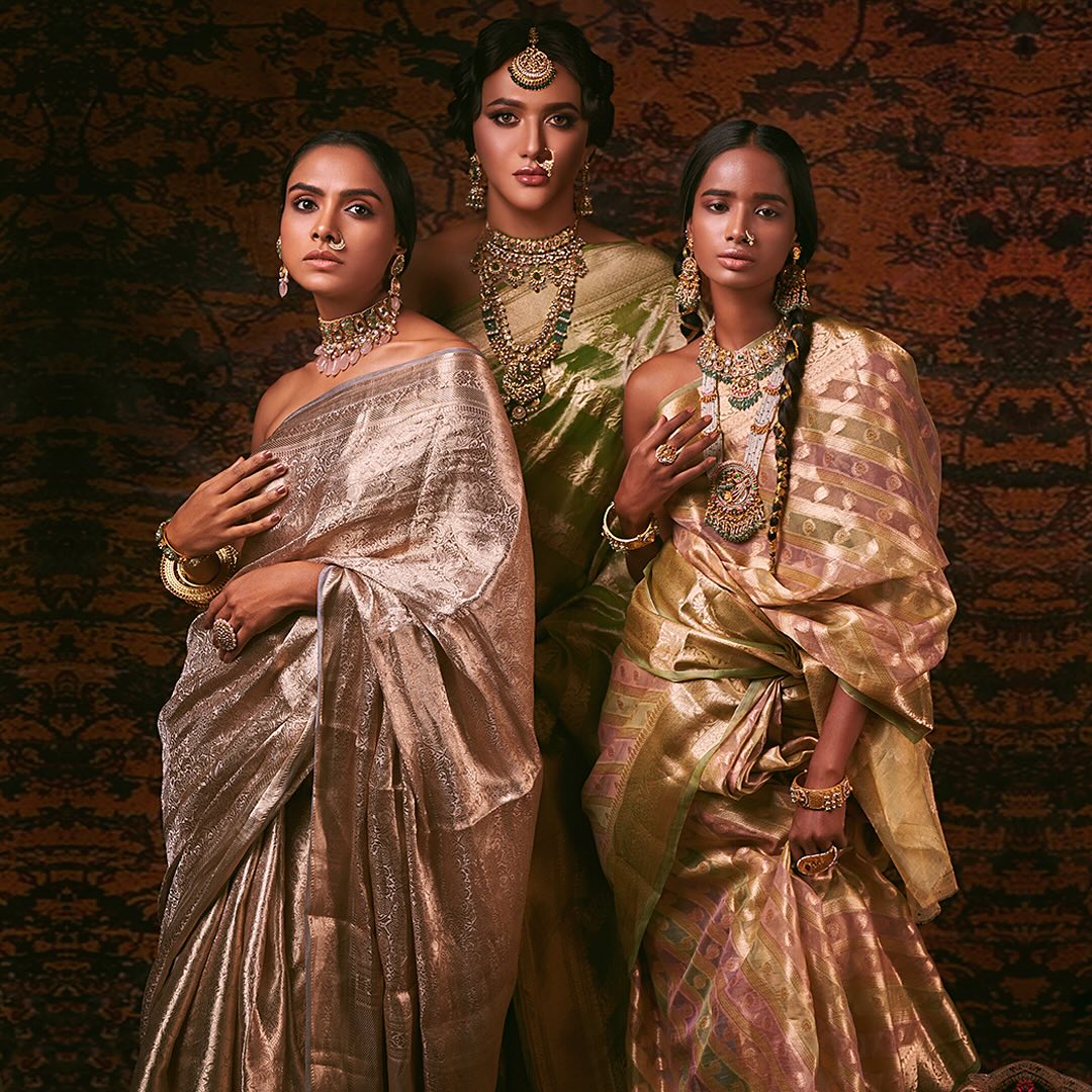 Buy Latest Banarasi Silk Saree Online at Samyakk