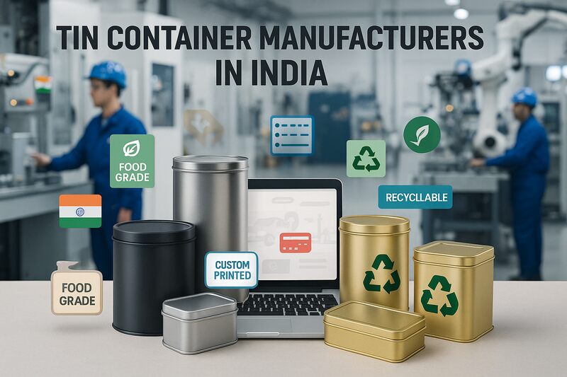 Top rated printed tin containers brand in India