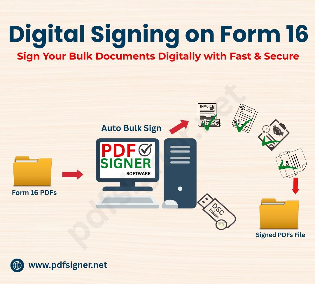 Auto Signing Digitalally for Bulk Documents Swiftly