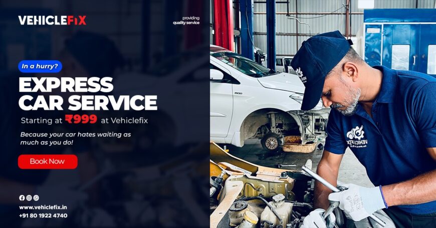 car repair service in Hyderabad-VehicleFix