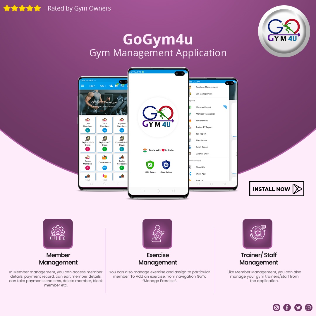 GoGym4U – The Ultimate Gym Management App for Fitness
