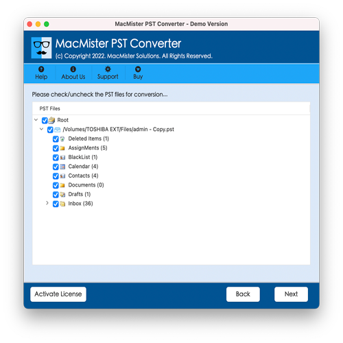 Macflick Mac PST Converter