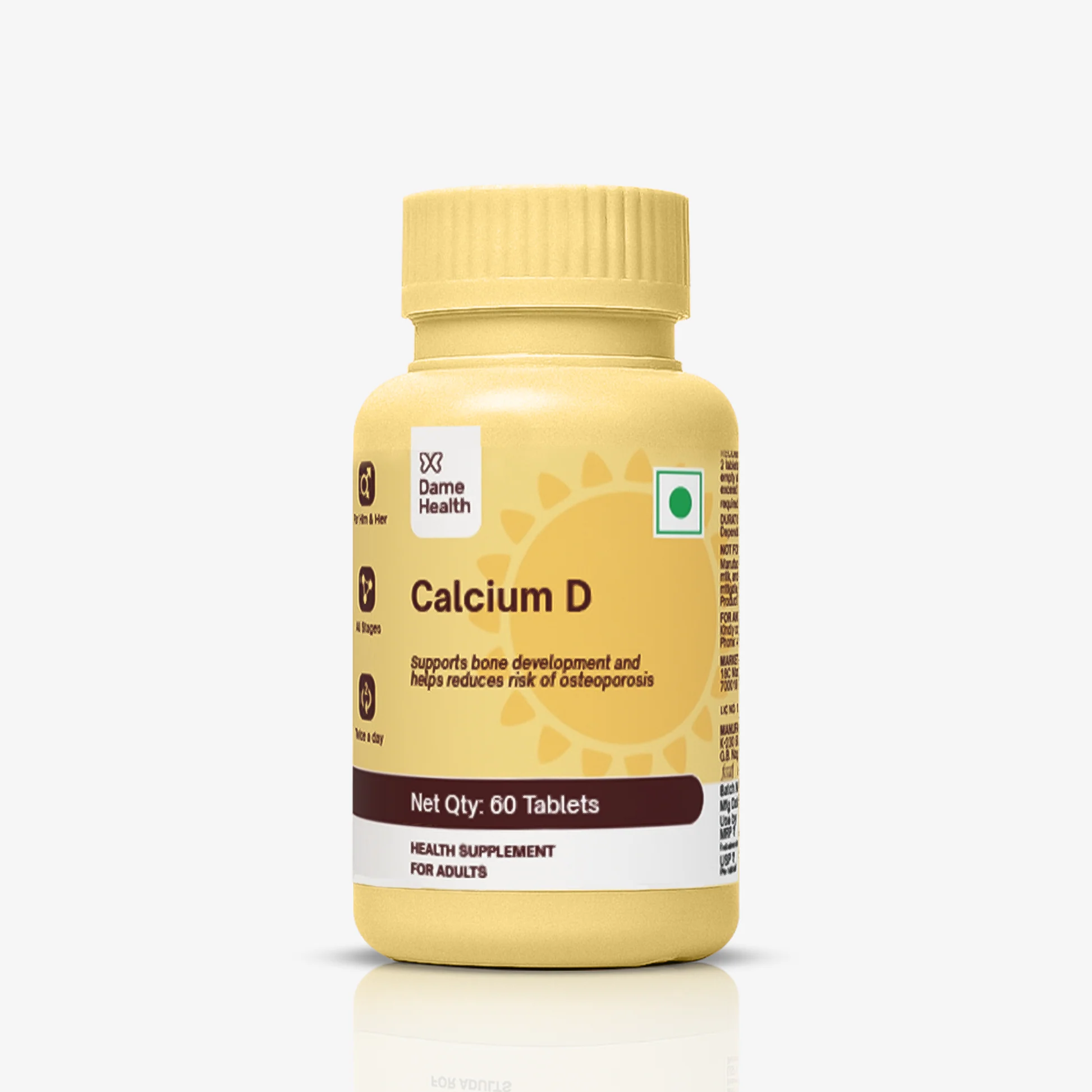 Calcium D for Bone Health & Osteoporosis | Dame Health