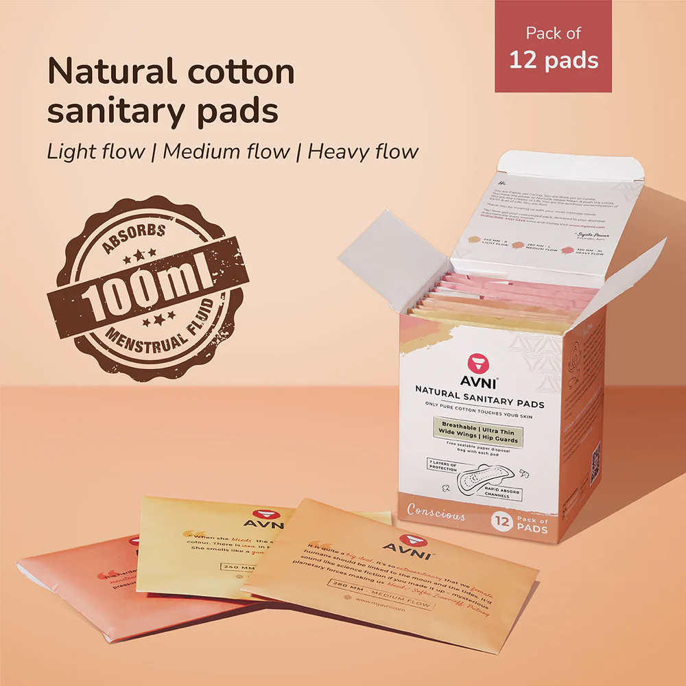 Buy Organic Sanitary Pads Online – Avni Wellness