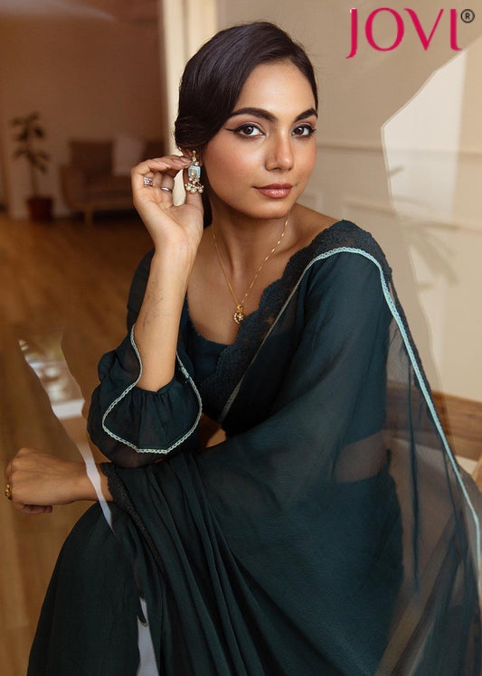 Latest Designer Cotton Ready to Wear Saree for Women |