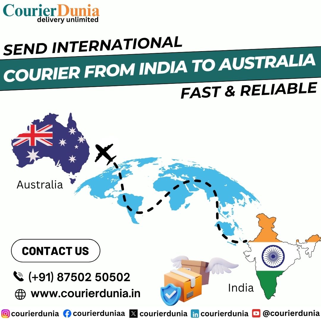 Send Courier from India to Australia