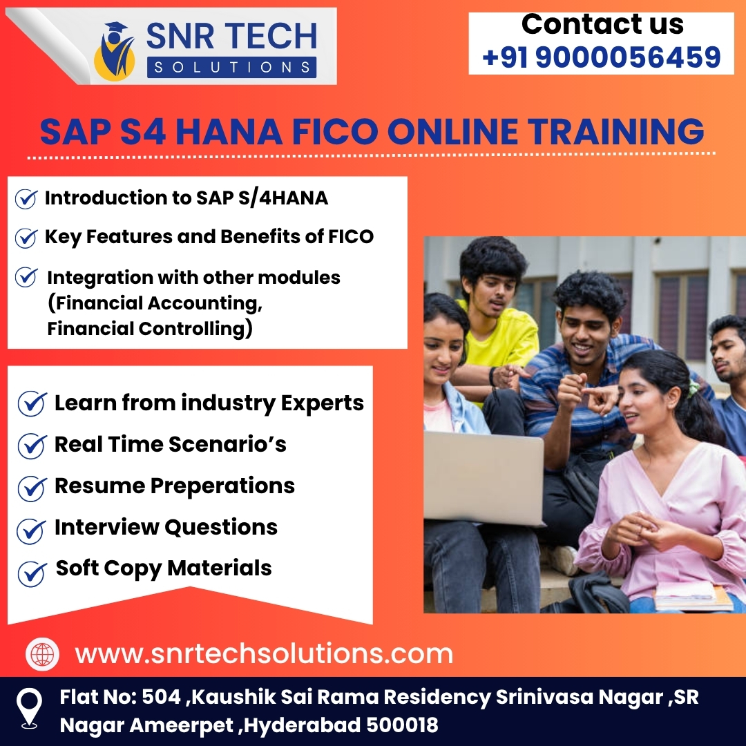 Best Sap S4 Hana Fico Online Training In Hyderbad