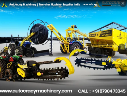 Trencher Machines Manufacturer & Supplier India