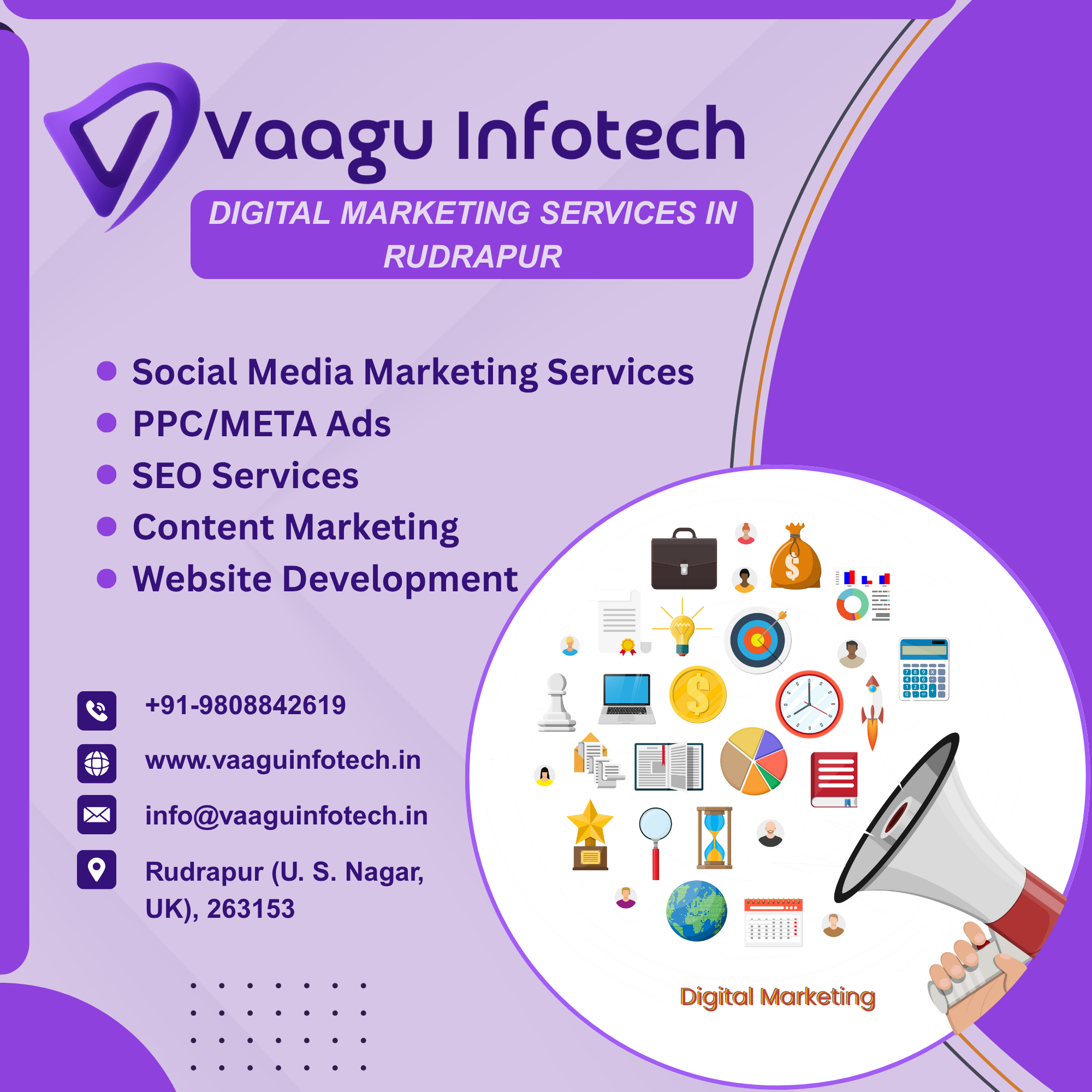 Digital maketing services in Rudrapur | +91-9808842619