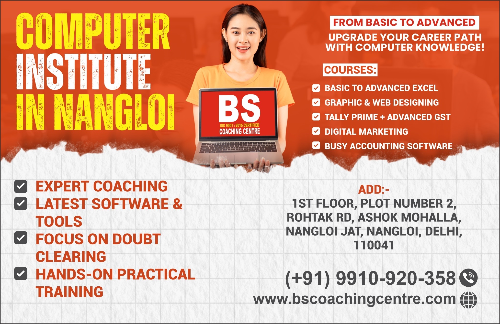Computer Coaching in Nangloi: BS Coaching Centre