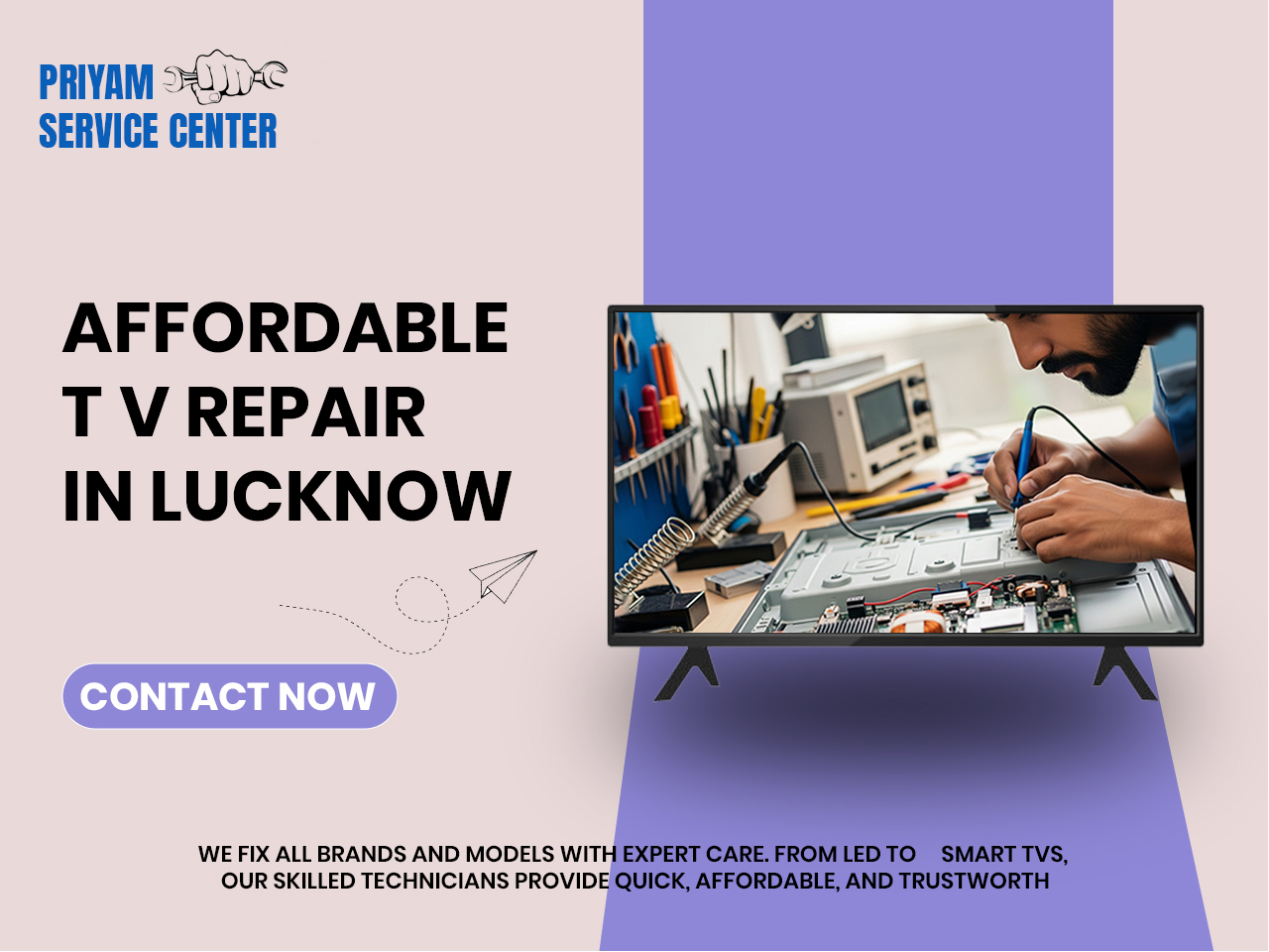 Priyam Service: Reliable TV Service Center Lucknow