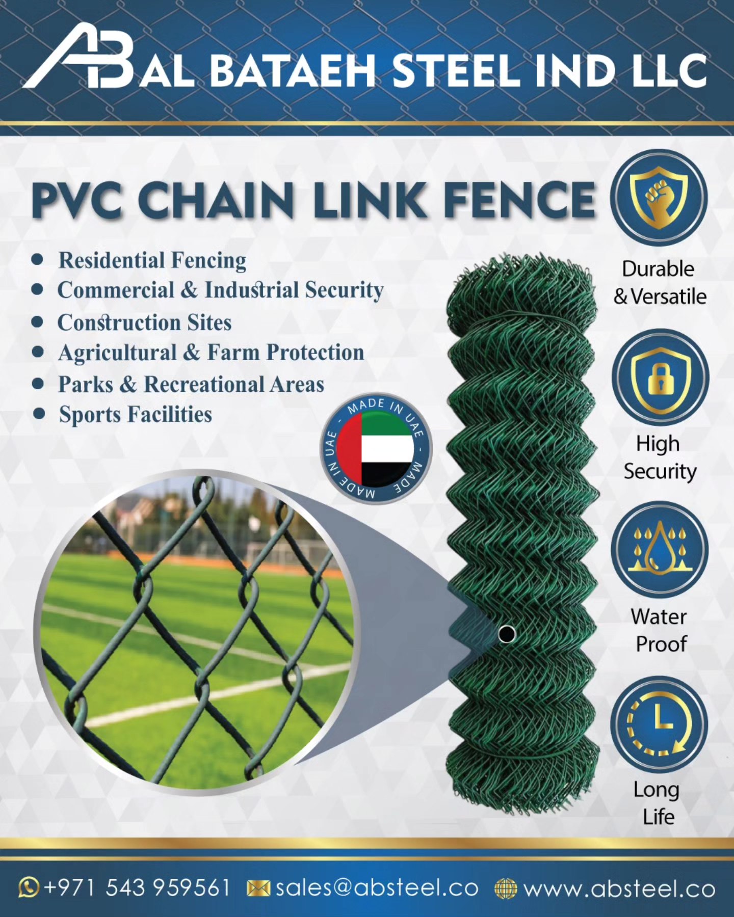 PVC Chainlink Fence