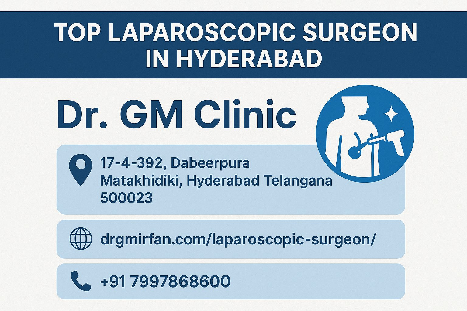 Top Laparoscopic Surgery in Hyderabad | Dr. G. M. Irfa