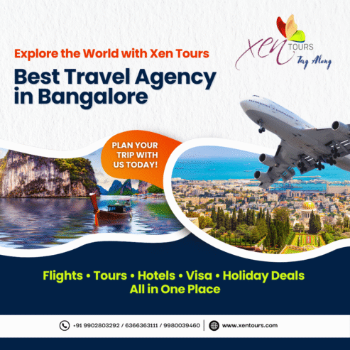 Best Travel Agency in Bangalore – Xen Tours