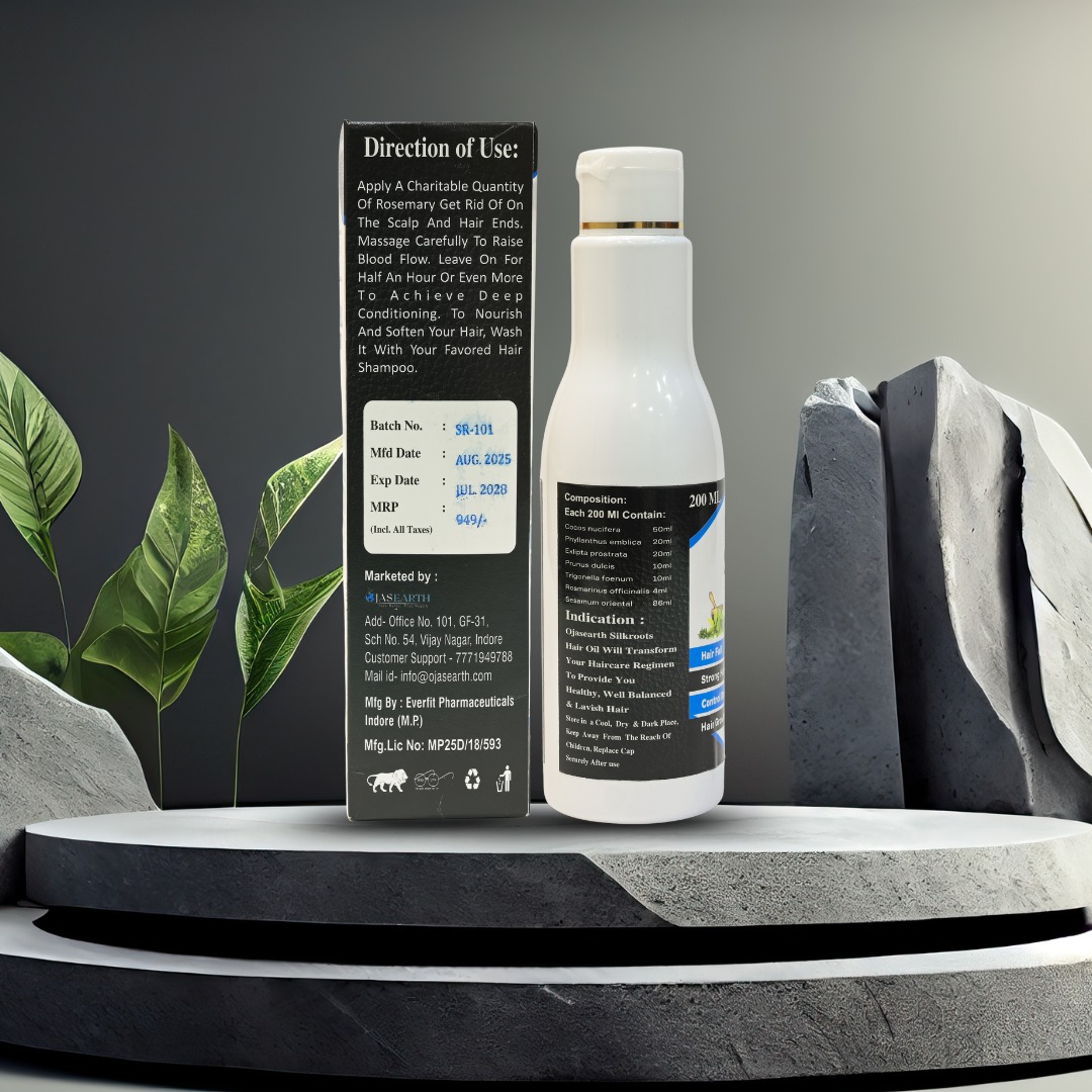 Ayurvedic Herbal Hair Oil for Hair Growth & Hair Fall