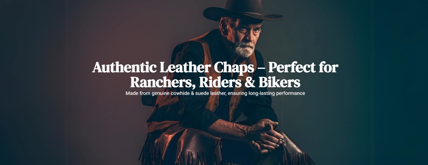 Leather Chaps For Sale, Motorcycle Chaps, Cowboy Chap