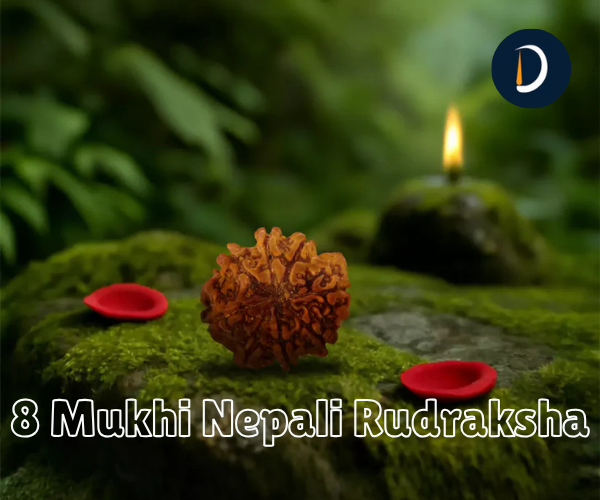 8 Mukhi Nepali Rudraksha–Divine Blessing Lord Ganesh