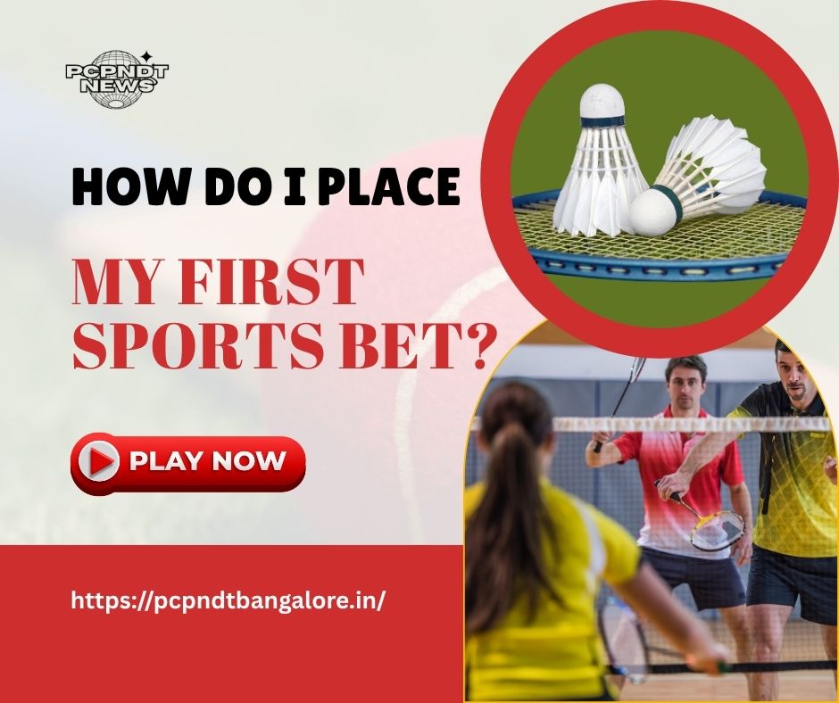 How do I place my first sports bet?