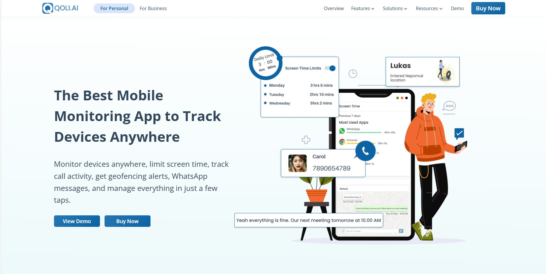 Boost Productivity with Qoli.ai Call Management & CRM